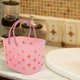 thumbnail image 4 of Cesta de ducha portátil de 4 piezas, cesta de baño de plástico, organizador de almacenamiento de artículos de tocador con asa, 4 of 7