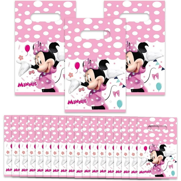 Bolsas de regalo para fiestas DLUHOS Mini Mouse, 30 unidades, para fiestas infantiles