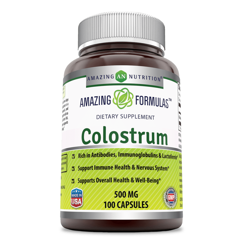 Amazing Formulas Colostrum 500 Mg 120 Capsules