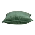 thumbnail image 2 of Parkland Collection Agua Green Solid Quilted Throw Pillow, 2 of 7