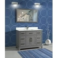 thumbnail image 3 of Vanity Art 48" Single Sink Bathroom Vanity Set with Engineered Marble Top and Free Mirror, 3 of 5