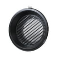 thumbnail image 3 of Cubierta del conducto de ventilación Fácil instalación Fácil flujo de aire Diámetro interior Tapa de ventilación de 10 cm negro, 3 of 8