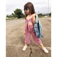 thumbnail image 4 of Douhoow 1-6Y Toddler Baby Girl Red Plaid Romper Summer Kids Sleeveless Bowknot Jumpsuit, 4 of 9
