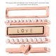 thumbnail image 3 of KAKOWELY 1Set Rose Gold Watch Strap Ring Charm Metal Decoration for and Silicone Bands, 3 of 6