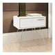 thumbnail image 2 of Mesa de Noche Bertolini Mod. 881 Anís Blanco, 2 of 4