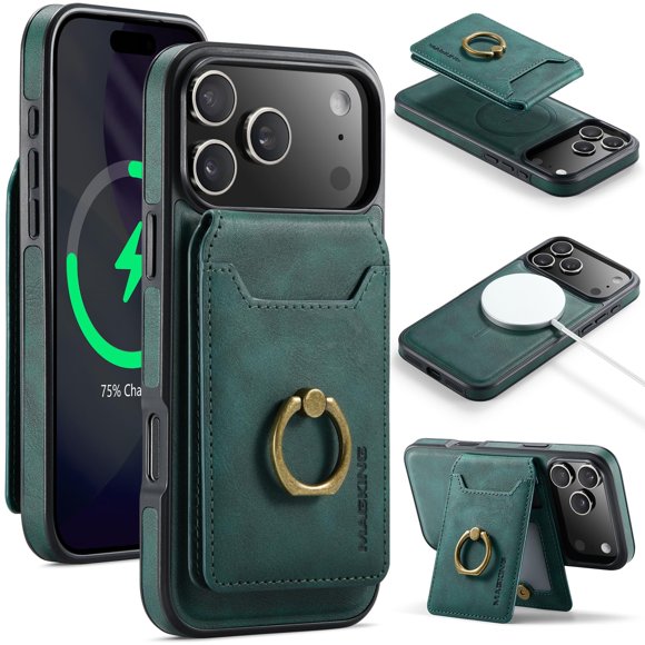 Funda billetera Oidealo para iPhone 17 Pro Max con imán y RFID