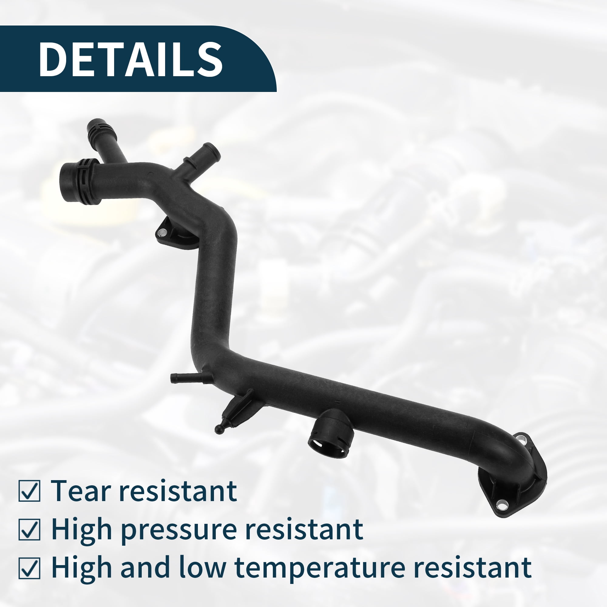 Unique Bargains Cooling Radiator Hose For Audi A4 A4 Quattro A6 2005-2011