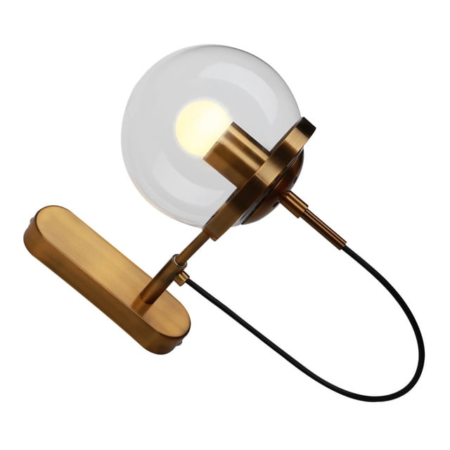 Bearachild Lámpara de pared Dormitorio Atmósferas Noche E27 Luz Decorativo Desmontable Pasillo Pasillo Iluminación de entrada con tornillos Iluminación y accesorios Bronce Bearachild HA065820-01B