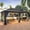 Grey, variant on Dextrus 12ft x20ft Double Roof Hardtop Gazebo with Netting&Curtains, Outdoor Gazebo with Heavy Duty Galvanized Steel,Ideal for Patio Lawn and Garden,Gray Curtain