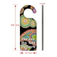 thumbnail image 3 of Do Not Disturb Door Knob Hanger Sign - Rainbow Paisley - Image by Dan Morris, 3 of 3