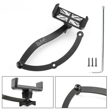Motor Genic Union Jack Car Cell Phone Mount Folding Holder Red For Mini Cooper R55/56/57