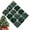 Green261, variant on Iumwxz Iumwxz 12 Piece Velvet Christmas Ball Ornaments Set 2.3 Inch Red and Green Flocked Shatterproof Tree Balls with Hollow Sequin Design for Home Holiday Decor
