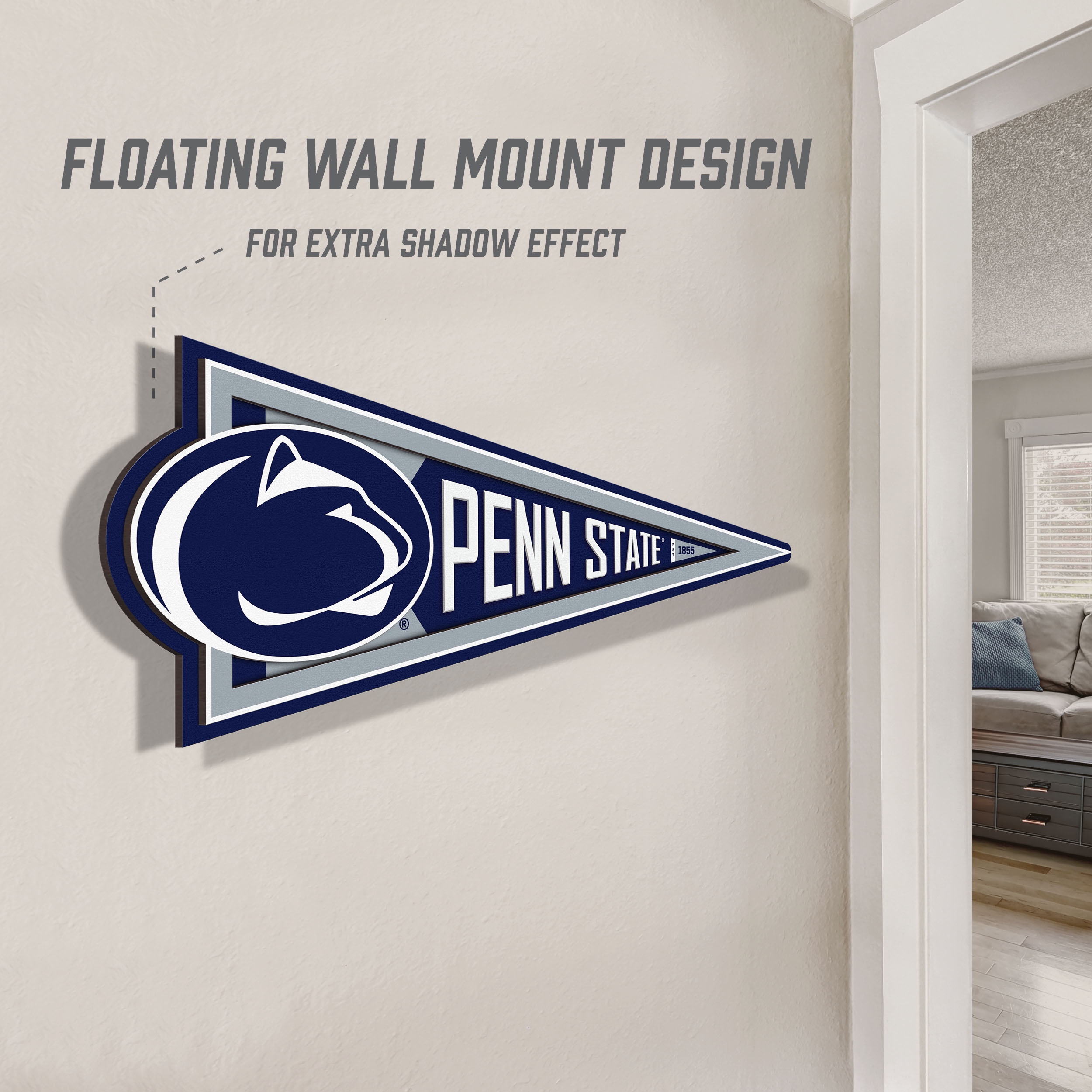 YouTheFan NCAA Penn State Nittany Lions Pennant Sign