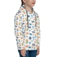 thumbnail image 3 of Balery Undersea Animals Pattern Boys Hoodie, Youth Pullover Hooded Sweatshirt, Kangaroo Pocket Hoodie for Kids Girls -X-Large, 3 of 6