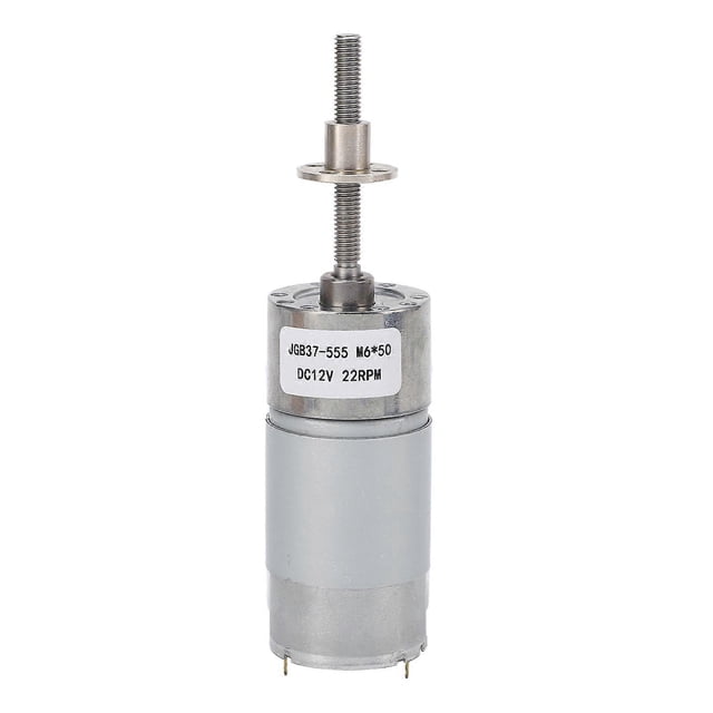 DC Geared Motor High Tosion M6 X 50 Adjustable Micro Speed Reduction Motor for Eletric Fan DC12V 22RPM