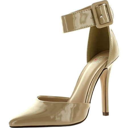

Delicious Womens Date-H Fashion Pumps-Shoes Dk Beige Pat 8.5