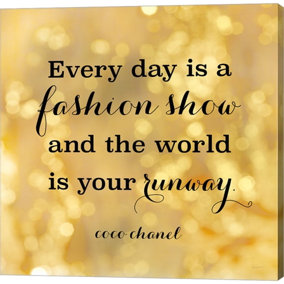 Fashion Quotes II by Sue Schlabach, Canvas Wall Art