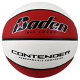 thumbnail image 1 of Baden Contender Official Wide Channel Basketball, Red/White, 29.5-Inch, 1 of 4