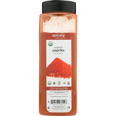 Spicely Organic Spices - Spicely Organics Paprika Smoked Club Size Certified Gluten Free