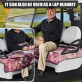thumbnail image 5 of Whosucclay Cow Flowers Design Golf Cart Seat Protector, Anti-Slip Golf Cart Seat Cover Anti-Fade Thick Golf Cart Seat Cushion for More 2 Person Seats, 5 of 7