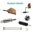 thumbnail image 2 of Ruibeauty 24inch Chimney Cleaner Cleaning Brush + Rod Set Kit Rotary Sweep System Fireplace, 2 of 5