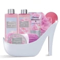 thumbnail image 6 of Spa Luxetique Gift Baskets for Women, 8 Pcs Cherry Blossom Birthday Gifts Ideas for Mom, Bath and Body Gift Sets for Her, Home Spa Kits, 6 of 7