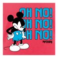 thumbnail image 3 of Playera Mickey Mouse para Niño, de Algodón Manga Corta Diseño Cartoon Oh No Roja Talla 4, 3 of 3