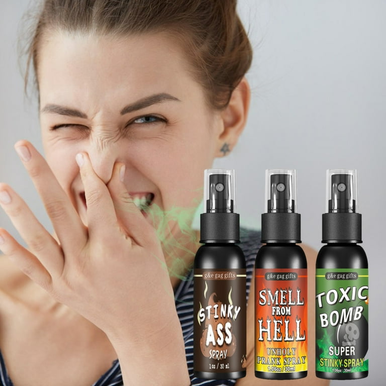 Fart Spray - 3PC Fart Spray Extra Strong, 30ml Potent Ass Fart Spray,  Stinky Ass Fart Spray and Smell from Hell, Stink Hilarious Gag Gifts  Halloween