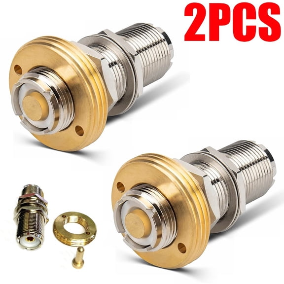 NMO to PL259 Adapter for Ham Radio Antenna, 5/8" Mount VHF UHF Female Connector