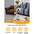 thumbnail image 5 of Navy Blue Boho Couch Cover for Dogs, Vintage Abstract Art Ethnic Tribe Washable Sofa Covers Slipcover for Pets Dogs Futon Cover, Couch Recliner Covers, Oversized Chair Slipcover 71"x91", 5 of 9