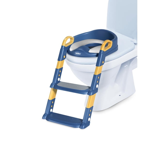 Asiento Entrenador para Niños Shimy Con Escalera Plegable para Baño