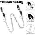 thumbnail image 3 of Body Chain Stainless Steel Nipple Jewelry Non Piercing, Adjustable Body Clamps,, 3 of 5