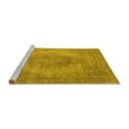 thumbnail image 2 of Ahgly Company Machine Washable Indoor Rectangle Oriental Yellow Industrial Area Rugs, 6' x 9', 2 of 4