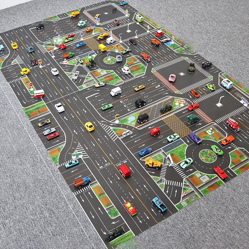Eadear Kids Map Taffic Animal Play Mat Baby Road Carpet Home Decor Educational Toy Baby Gyms & Playmats 