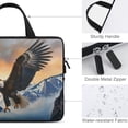thumbnail image 3 of JRXY Eagle Mountain Sunset Neoprene Laptop Bag Diving Fabric Tablet Cover Protective Handle Case 15inch, 3 of 5