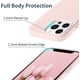 thumbnail image 4 of Funda compatible con iPhone 13 Pro Max de 6 funda protectora de cuerpo completo de silicona suave premium con forro de microfibra resistente a los arañazos para iPhone 13 Pro Max negroRosado Xemadio CZDZ-HY220-4, 4 of 7