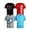 Grey/Black/Blue/Red, variant on Boys T Shirts - 4 Pack Performance Crewneck Short Sleeve Basketball Shirt (5-16)