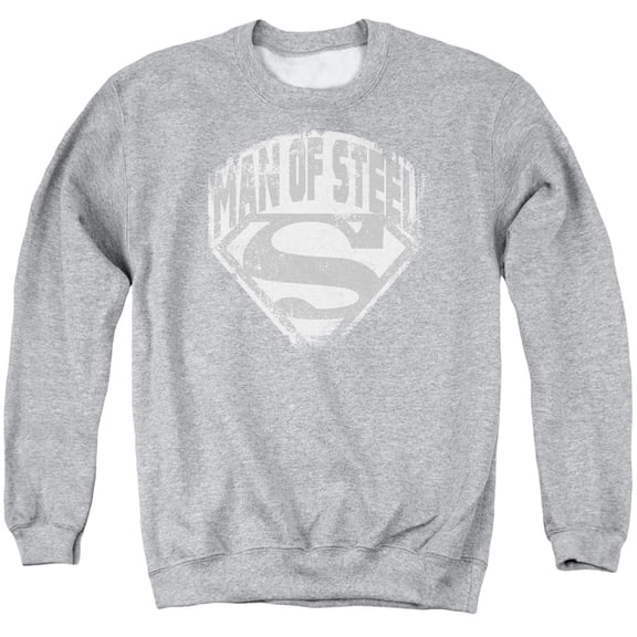 Superman - Man Of Steel Shield - Crewneck Sweatshirt - Medium