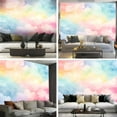 thumbnail image 6 of Peel and Stick Wallpaper Canvas Rainbow ombre abstract colorful watercolor Modern Art Wall Mural Decor Self Adhesive and Removable 69in x 98in, 6 of 6