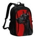 thumbnail image 1 of Balery Black Dog Red Background Mochila con carga USB para hombre y mujer - Mochila impermeable y antirrobo para laptop con puerto USB para viajes, trabajo, 1 of 7