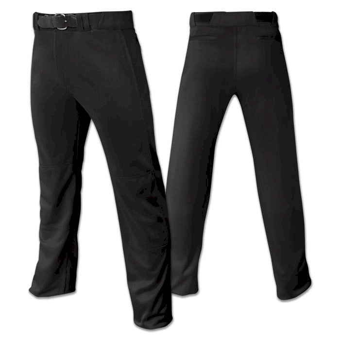 Champro Triple Crown Open Bottom Boys Baseball Pant, Black Medium by Champro