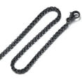 thumbnail image 3 of 2/3/4/5/7mm Fashion 316L Stainless Steel Rolo Link Chain Necklace for Women Men, 3 of 8