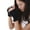 Black, variant on harmtty 1 Pair Women Gloves Solid Color Fuzzy Plush Warm Winter Mittens for Daily Wear,Dark Gray