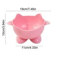 thumbnail image 2 of WEGFTDUOP Cats Food Bowl Large Capacity Pet Food Bowl Cute Drinking Bowl For Cats To Protects The Neck, 2 of 6