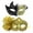 Aureate, variant on 2Pcs Half Costume Mardi Gras Stage Show Couple Masquerade Set