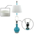 thumbnail image 4 of Abble Modern 2pcs Table Lamps Set with Beige Lamp Shade for Living Room and Bedroom -Blue, 4 of 5