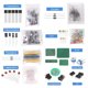 thumbnail image 4 of Kit De Componentes Electrónicos Paquete completo de condensadores de resistencias Almacenamiento conveniente para UNO R3 1900 piezas, 4 of 8
