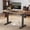 Rustic Brown, variant on Innovar 48 inch Electric Standing Desk, Height Adjustable Computer Stand up Study Desks,Home Office Sit to Stand Motor Rising Table,Small Wooden Work Desks W/Memory Preset,White,24" Wide