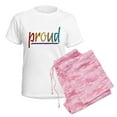 thumbnail image 6 of CafePress - Earth Pride Women's Light Pajamas - Women's Short Sleeve Print T-Shirt and Pants Light Cotton Pajama Set, 6 of 7