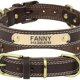 thumbnail image 3 of Personalized Custom Heavy Duty Dog Collar: Engraved Nameplate, Durable Name Tag & Comfortable Genuine Leather ID Collars For All Dog Sizes!, 3 of 4